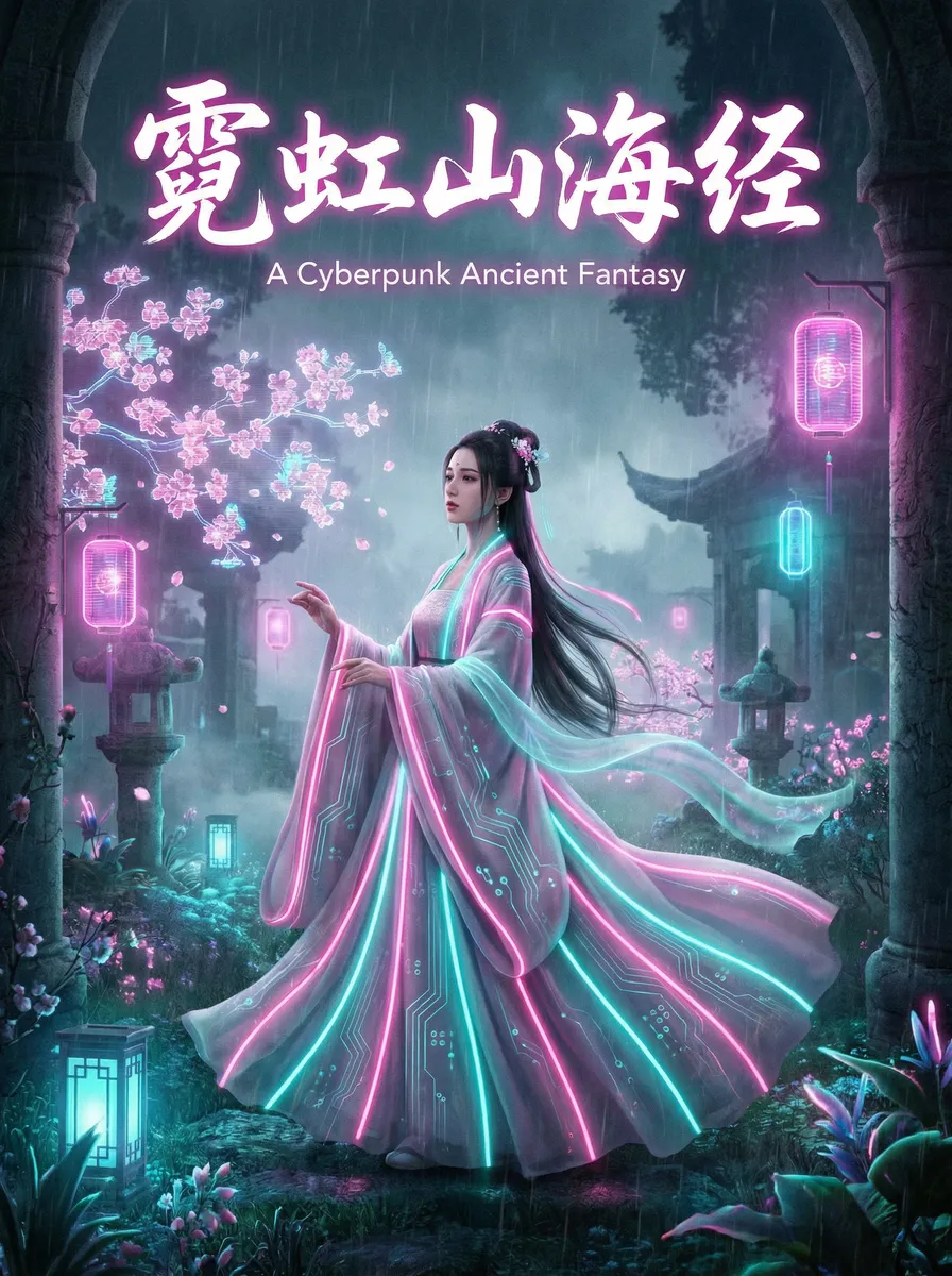 一个板栗栗 古风奇缘短剧 - 霓虹山海经海报
